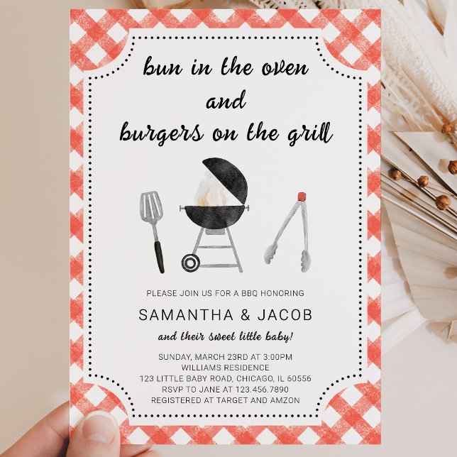 BBQ Baby Shower Invitation (Creator Uploaded)