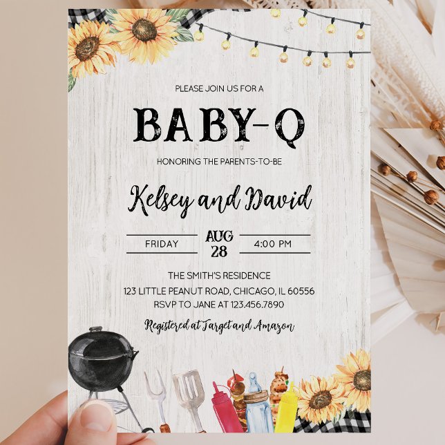 BBQ Baby Shower Invitation (Creator Uploaded)