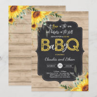 BBQ Baby Shower Sunflower Baby Q Couples Shower