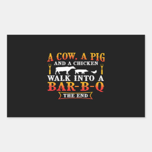 BBQ   Barbecue Bbq Joke Gift Grill Master Chef Sticker