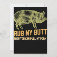 BBQ | BBQ Grill Pig Funny Pork Id Smoke That Roast