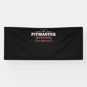 BBQ   BBQ Pitmaster Low And Slow Is Way To Funny Banner