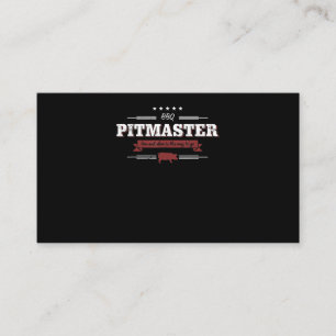 BBQ   BBQ Pitmaster Low And Slow Is Way To Funny Business Card