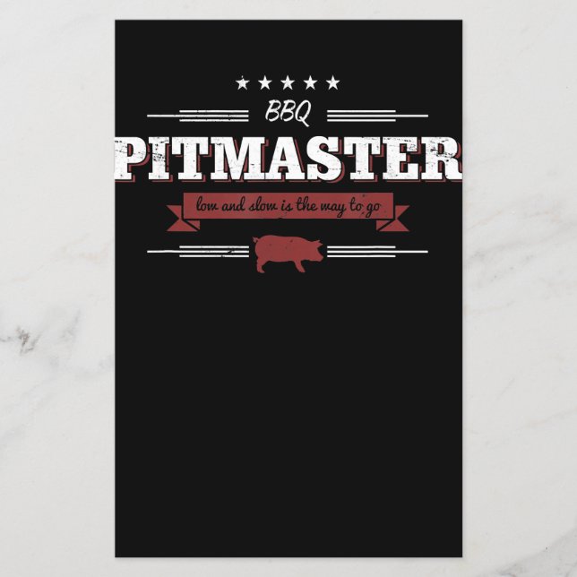 BBQ | BBQ Pitmaster Low And Slow Is Way To Funny Flyer (Front)