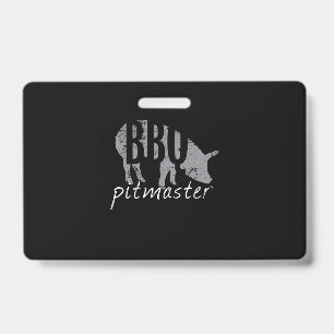 BBQ   BBQ Pitmaster Pig Grilling Grill Fars Day Badge