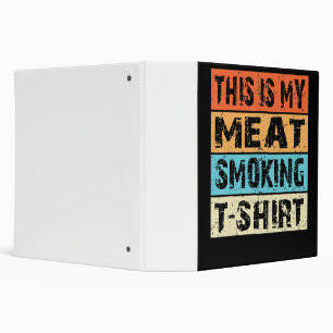 BBQ BBQ Smoker This Is My Meat Smoking Gift Binder