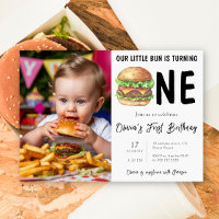 BBQ Burger First Birthday Party