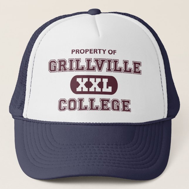 BBQ College Trucker Hat (Front)