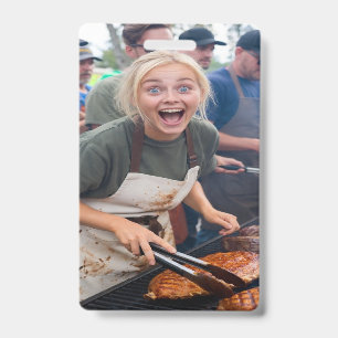 BBQ Cook Off Photo Customize Badge