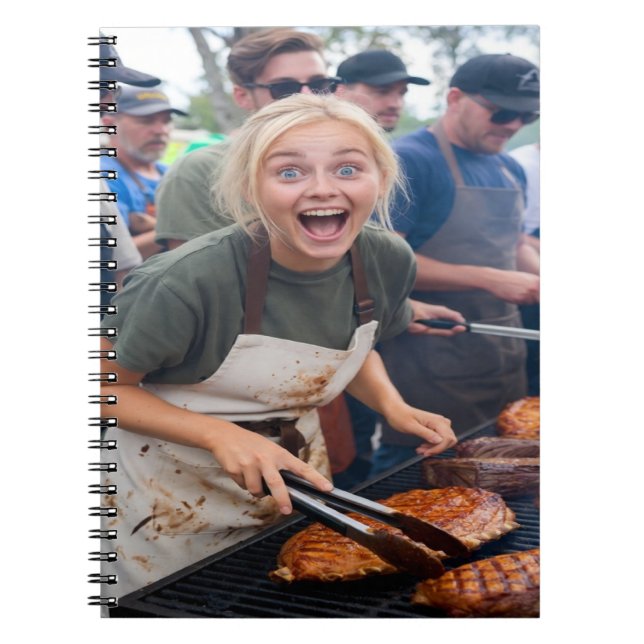 BBQ Cook Off Photo Customize Notebook (Front)