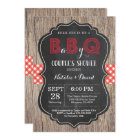 BBQ Couples Invitation Douche Bébé Q Jardin Bash
