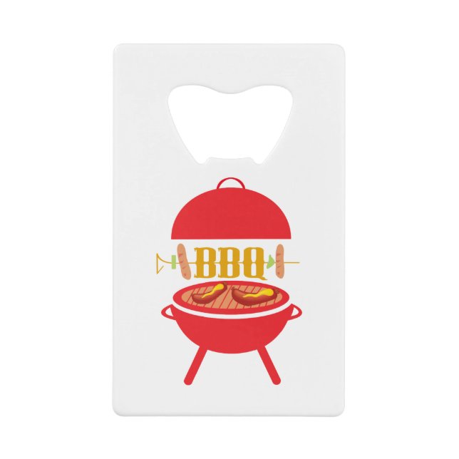 bbq credit card bottle opener (Front)