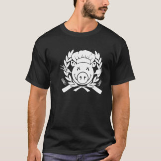 BBQ Crest - white print T-Shirt