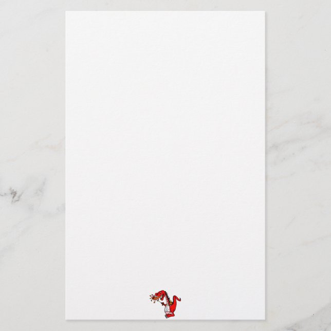 BBQ Dragon Stationery (Front)