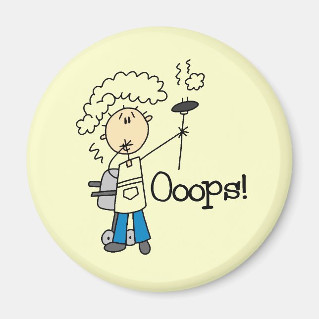 BBQ Gone Bad Magnet (Front)