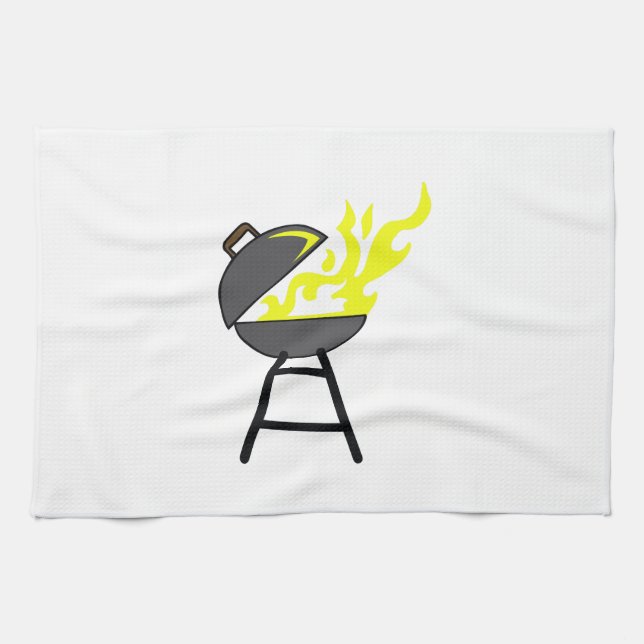 BBQ GRILL KITCHEN TOWEL (Horizontal)