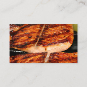  BBQ Grilled Catering Business Card