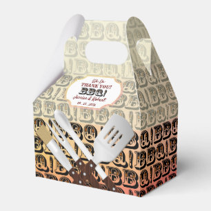 BBQ Grilling Party Favor Box