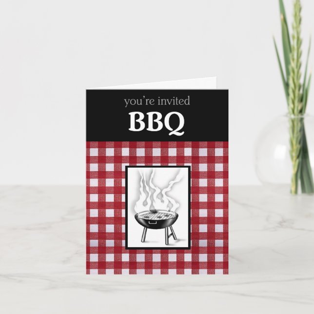 BBQ Invitation Card (Front)