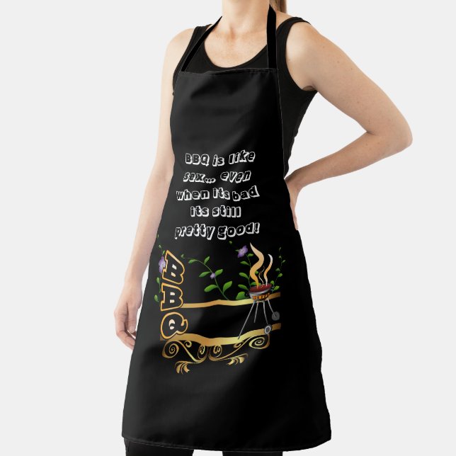 BBQ is like sex… even when its bad its still GOOD Apron (Insitu)