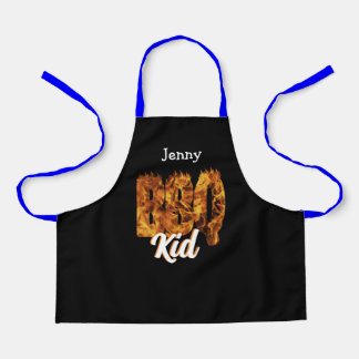 BBQ Kid Apron. Customizable. Barbecue lover.  Apron