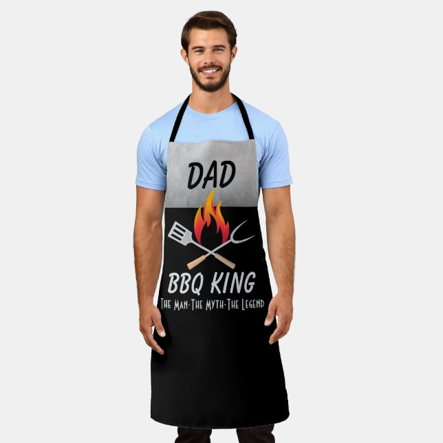 BBQ King Apron (Worn)