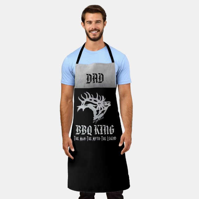 BBQ King, Bull Elk Apron (Worn)