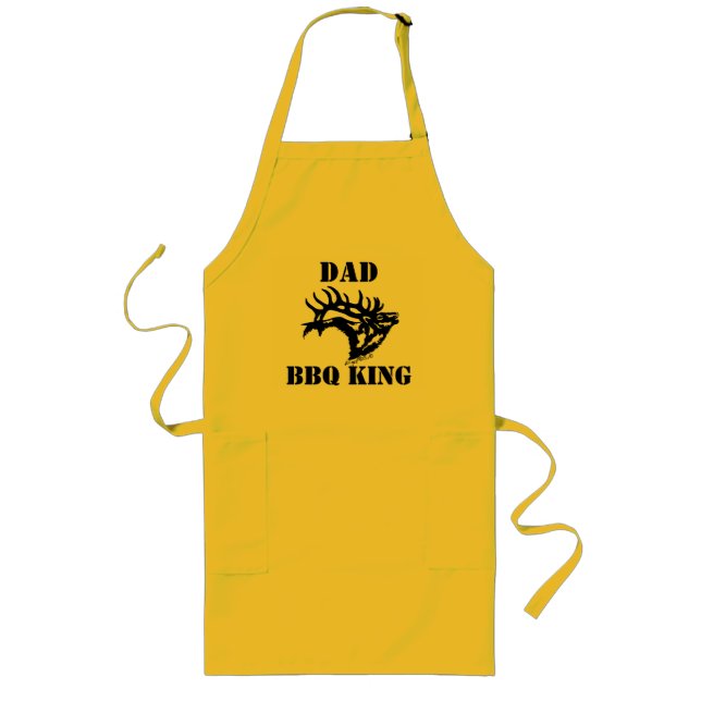 BBQ KING - Bull Elk Long Apron (Front)