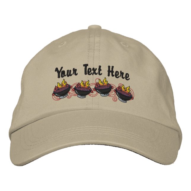 BBQ King - Customize Embroidered Hat (Front)