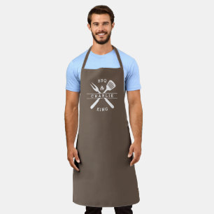 BBQ King   Dad Chef   Personalized Name Apron