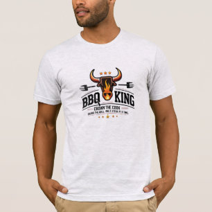 BBQ King – Premium Bull Flame Tee for Grill Master
