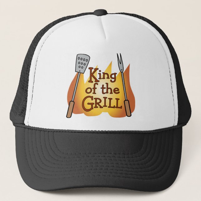BBQ King Trucker Hat (Front)