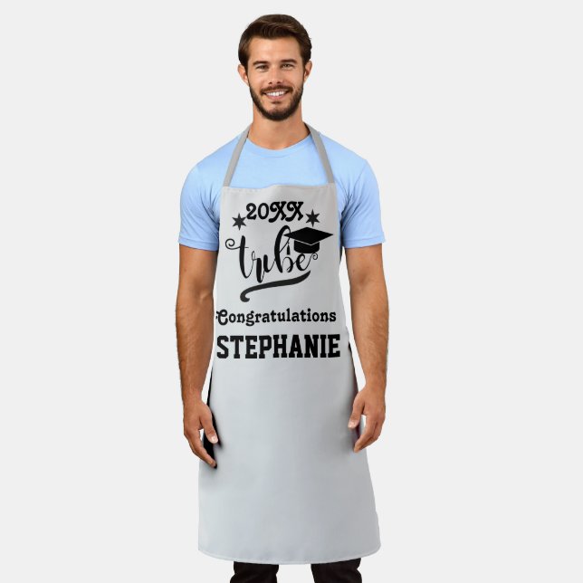 BBQ Lover Graduation Party Cookout Griller Aprons (Worn)