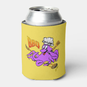 BBQ Octopus Cust. Can Cooler