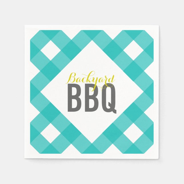 BBQ Paper napkins (Customizable) (Front)