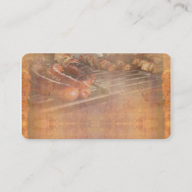 BBQ Party Business Card (Front)
