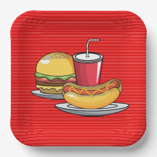 BBQ Party Paper Plate