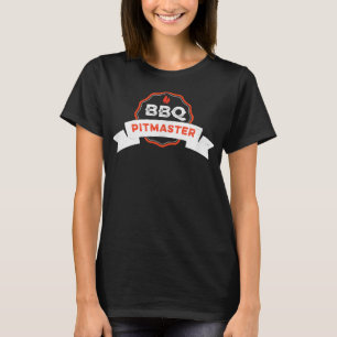 BBQ Pitmaster distressed graphic T-Shirt
