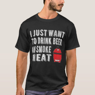 BBQ Pitmaster Drink Beer Smoke Meat T-Shirt