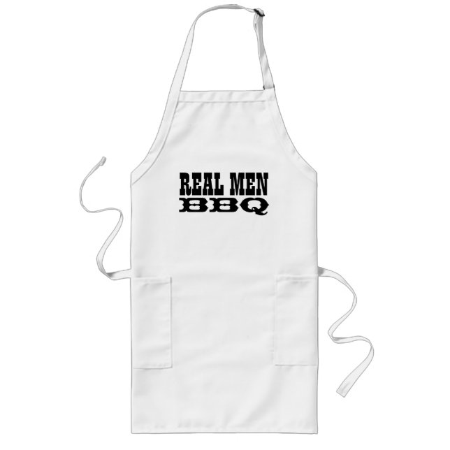 BBQ pour hommes réels | Gros tabliers de barbecue  (Devant)