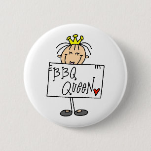 BBQ Queen 2 Inch Round Button