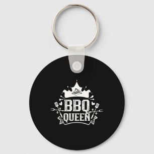 Bbq Queen Grill Meat Byrbecue Grilling Bbq Keychain