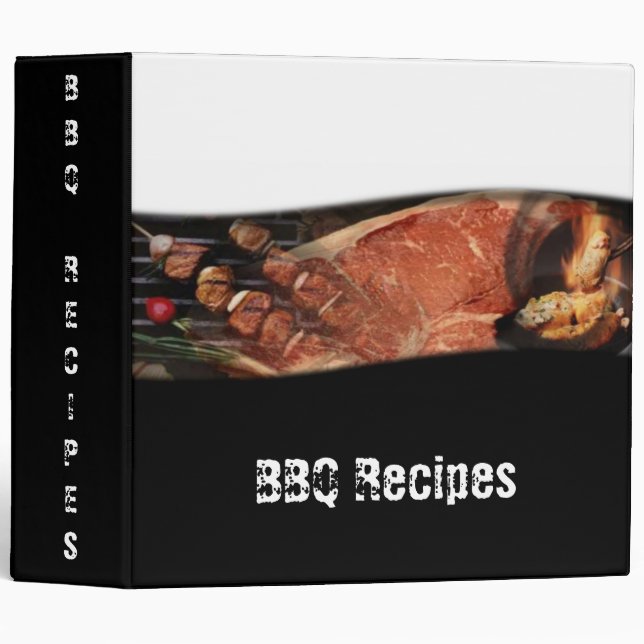 BBQ Recipes Avery Binder (Front/Spine)