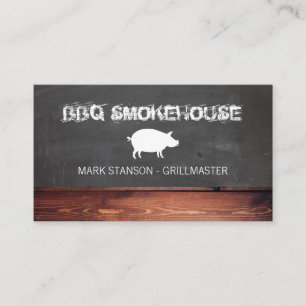 BBQ Restaurant / Pig Business Card