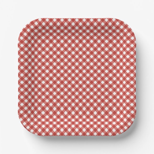 BBQ Rustic Couples Baby Shower Baby Q Paper Plate (Front)