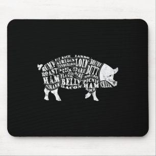 Bbq S Pig Cuts Byrbecue And Grilling Mouse Pad