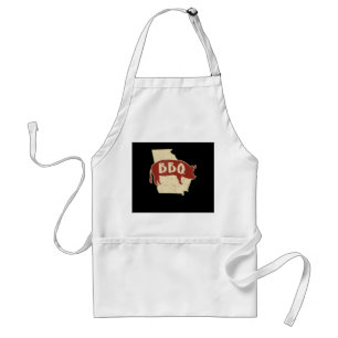 Bbq sauce   barbecue chef   meat cook gift standard apron