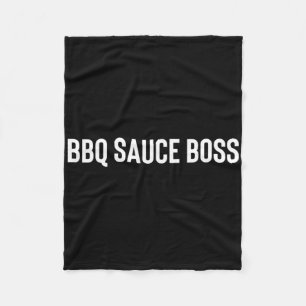 Bbq Sauce Boss  Fleece Blanket
