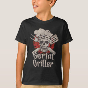 Bbq Serial Griller Picnic Graphic T-Shirt