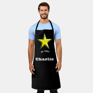 BBQ Sheriff Personalized Sheriff's Badge Apron